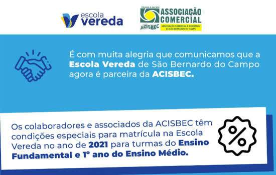ACISBEC faz parceria com Escola Vereda