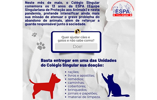 Grupo escolar andreense luta há 13 anos pelo bem-estar animal