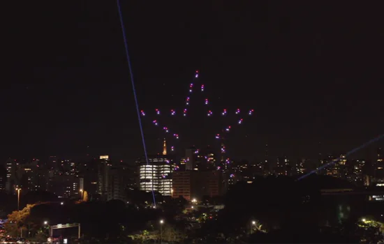 Último fim de semana do Show de Drones no Ibirapuera