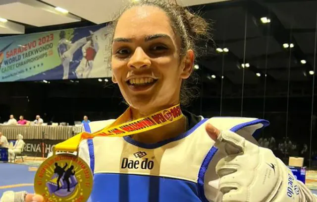 Taekwondo de São Caetano conquista mais um ouro na Europa com Caroline Gomes