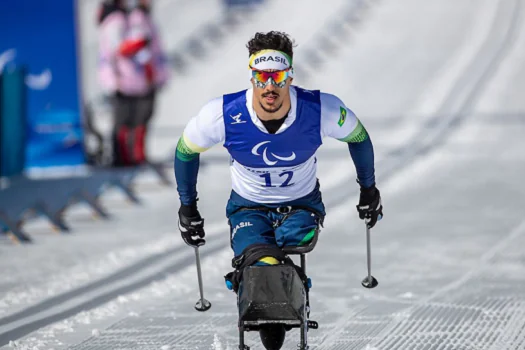 Esqui cross-country encerra campanha paralímpica brasileira em Pequim