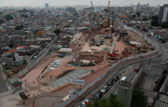 Linha Uni realiza interdição temporária de via na futura estação Brasilândia da Linha 6