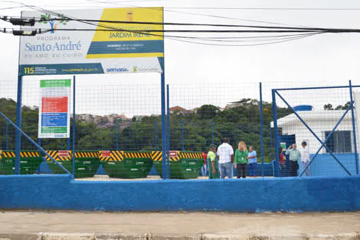 Nova estação de coleta de Santo André já está em operação no Jardim Irene