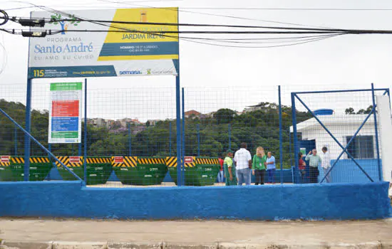 Nova estação de coleta de Santo André já está em operação no Jardim Irene