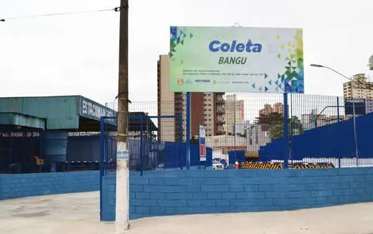 Semasa inicia operação de Estações de Coleta nos bairros Jardim Ana Maria, Jardim e Bangu