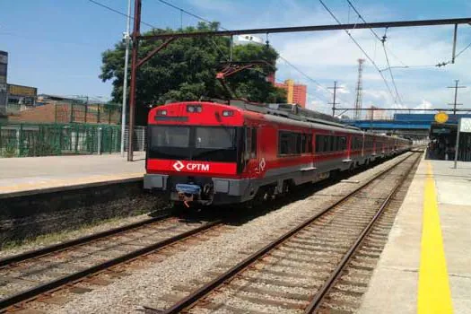 Obras alteram circulação dos trens da CPTM no fim de semana