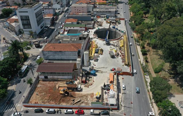 Tuneladora da Linha 6-Laranja atinge primeiro ponto de escavação no sentido norte