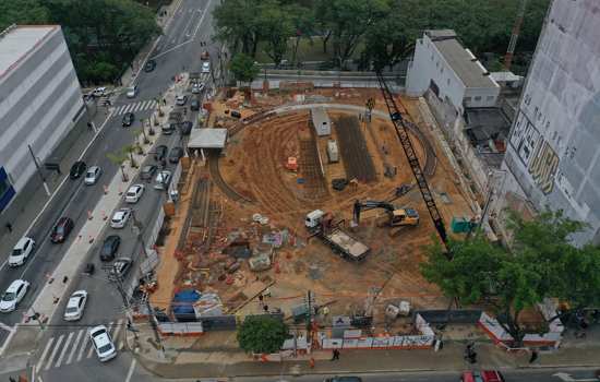 Linha Uni interdita via na Estação São Joaquim para obras da Linha 6