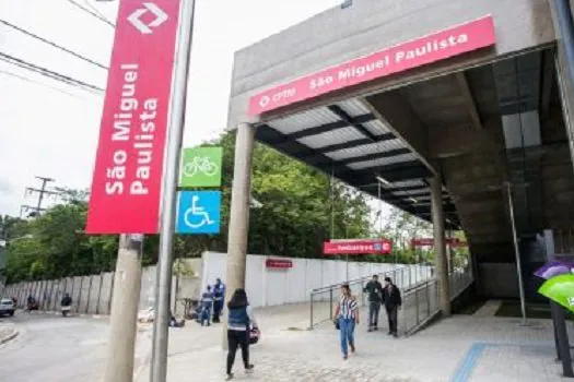 Estação São Miguel Paulista, na Linha 12-Safira da CPTM, recebe exposição de imagens