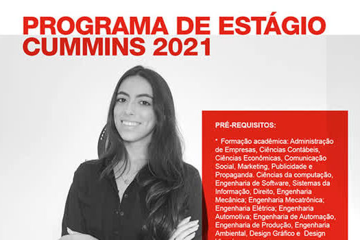 Cummins Brasil abre dois Programas de Estágios