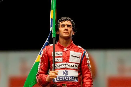 Estúdio lança estátua de Ayrton Senna em vitória em Interlagos para colecionador