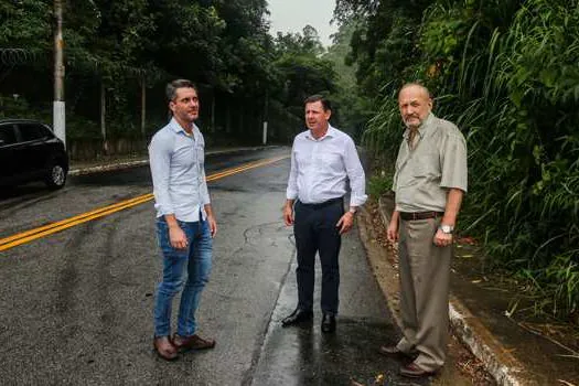 Prefeito Orlando Morando entrega obras de recuperação da Estrada Marco Polo