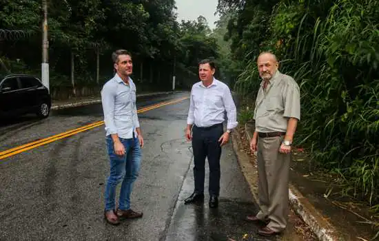 Prefeito Orlando Morando entrega obras de recuperação da Estrada Marco Polo