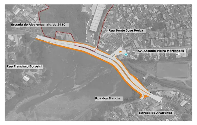 SP: Alargamento da Estrada do Alvarenga começa em abril