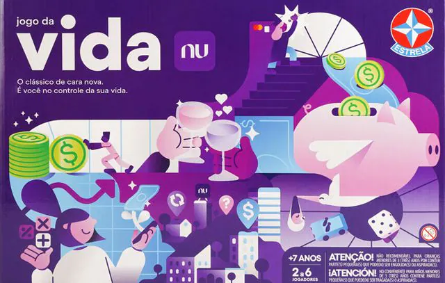 Jogo da Vida do Nubank: clássico da Estrela é lançado em nova versão