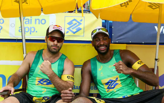 Vôlei de Praia: Evandro e Bruno Schmidt comemoram recomeço visando Tóquio e fim de dores