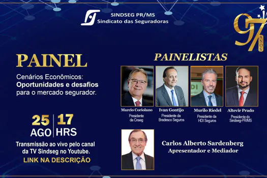 Evento mediado por Sardenberg vai traçar uma visão do mercado de seguros no pós-pandemia