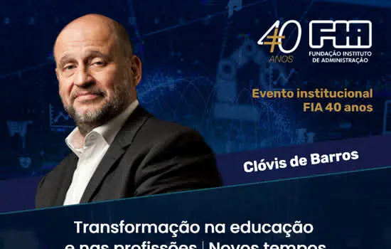 FIA promove webinar sobre transformação na educação e trabalho com Clóvis de Barros