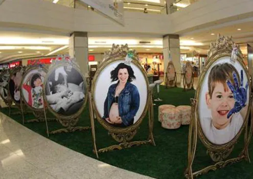 Shopping ABC realiza exposição gratuita de fotos de bebês durante o mês das mães