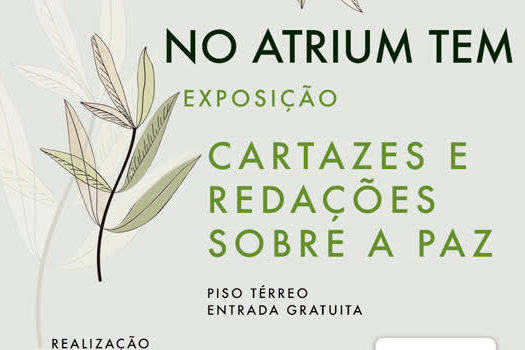 Atrium Shopping traz a exposição “Cartazes da Paz”