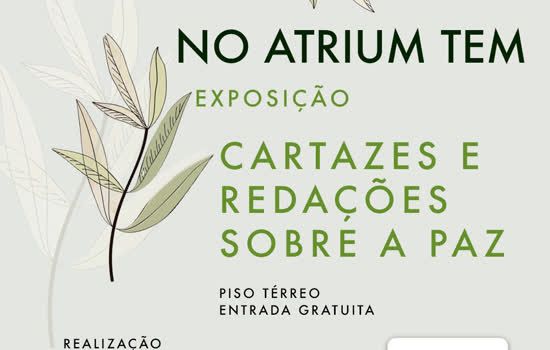 Atrium Shopping traz a exposição “Cartazes da Paz”