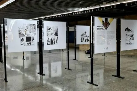 Exposição comemorativa “Histórias em Quadrinhos” chega na estação São Mateus