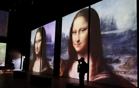 Sabesp patrocina exposição sobre Leonardo Da Vinci no MIS Experience