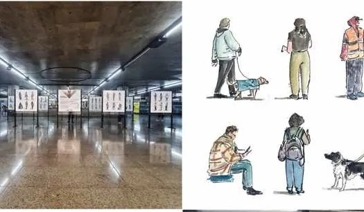 Estação Sé do Metrô recebe a Exposição “Andarilhos”