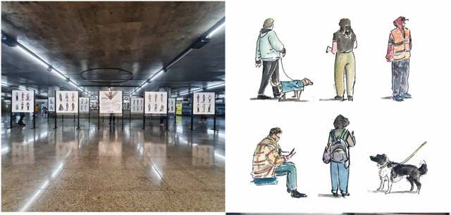 Estação Sé do Metrô recebe a Exposição “Andarilhos”