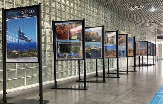 Grécia é destaque em mostra na Estação Jardim Belval da Linha 8-Diamante