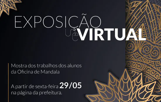 Exposição virtual reúne trabalhos dos alunos da Oficina de Mandala