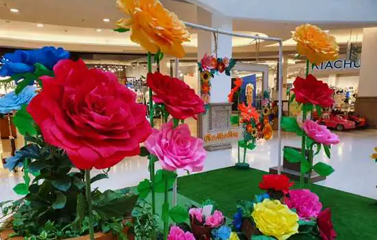 Grande ABC recebe exposição de flores gigantes