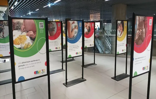 Exposição “Boa Alimentação é Saúde!” é promovida na Estação São Paulo-Morumbi