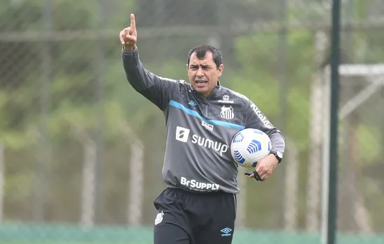 Técnico Fábio Carille pretende acertar time do Santos em semana livre