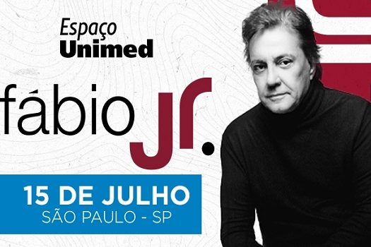 Fábio Jr. se apresenta no Espaço Unimed na sexta-feira, dia 15 de Julho