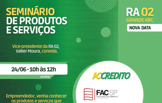 Seminário on-line da Facesp será realizado para o Grande ABC