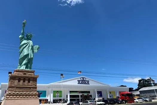 Tudo pronto para inauguração da Havan em Canela (RS), nesta quinta-feira, 02/12