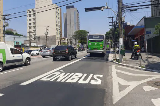 Prefeitura de SP anuncia a implantação de faixa exclusiva de ônibus no Viaduto Antártica