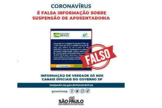 FAKE NEWS: Remédio, suspensão de aposentadoria e gargarejo