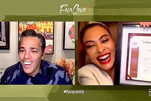 Juliana Paes revela que gostaria de ter uma filha em entrevista ao programa Fala Celio!