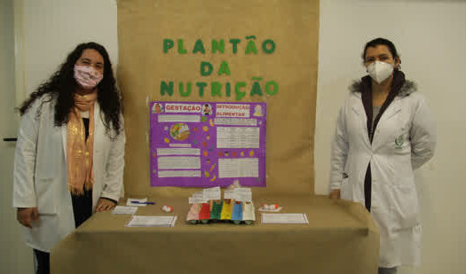 Estagiárias da FAMA oferecem orientação nutricional em Ribeirão Pires