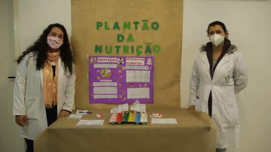 Estagiárias da FAMA oferecem orientação nutricional em Ribeirão Pires