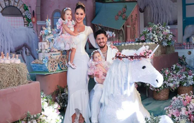 Virginia Fonseca e Zé Felipe comemoram aniversário de Maria Alice em Goiânia