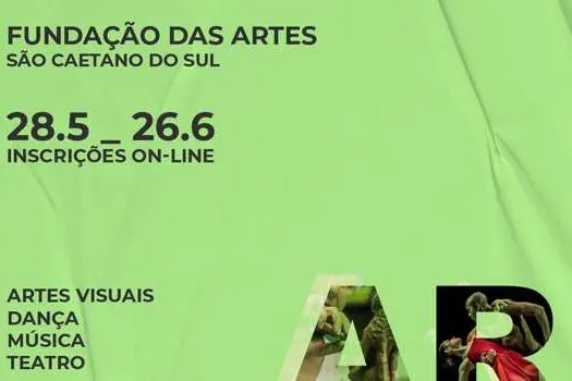 Fundação das Artes recebe inscrições para o 2º semestre