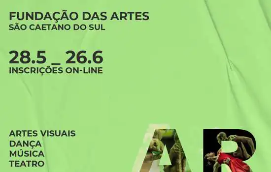 Fundação das Artes recebe inscrições para o 2º semestre