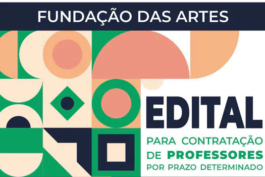 Fundação das Artes abre processo de contratação de professores