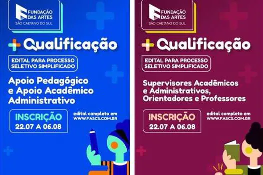 FASCS gera 130 oportunidades de emprego para atuar em novo programa de qualificação