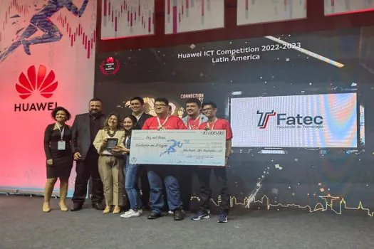 Equipe de Fatec conquista o segundo lugar na Huawei ICT Competition