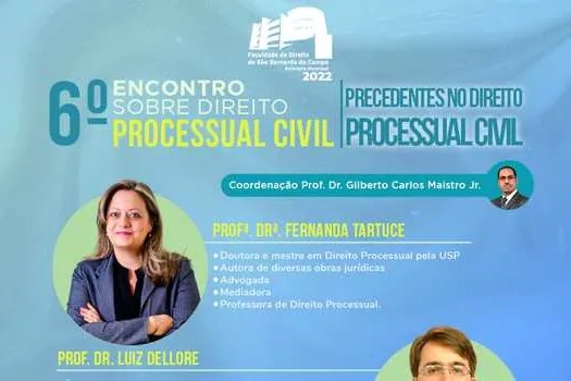 FDSBC promove 6° Encontro de Direito Processual Civil