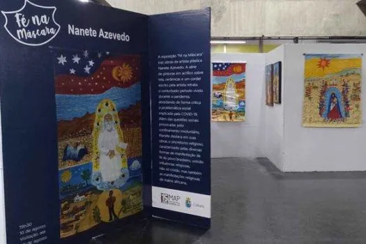 Espaço Cândido Portinari, em Diadema, exibe obras de Nanete Azevedo